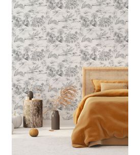 Oasis Toile de Jouy - rouleau 9ml