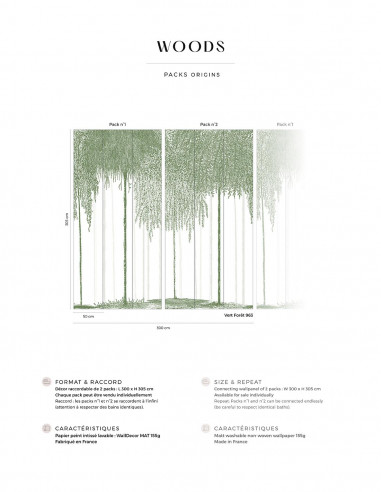 Woods Affresco a parete - Origins