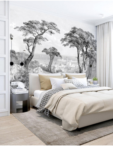 Saint-Tropez Grisaille - Wallpanel...