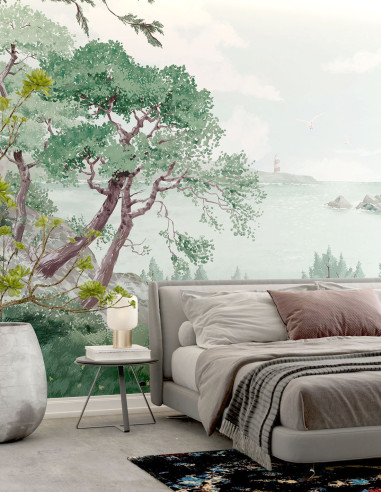 Bretagne - Wallpanel Pack, W150 x H305cm