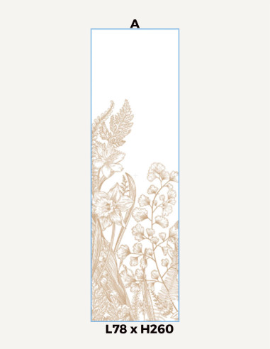 Garden Line - Single Strip, W78 x H260cm