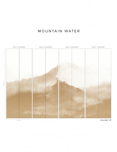 Mountain Water - Affresco a parete