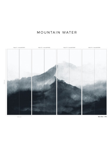 Mountain Water - Affresco a parete