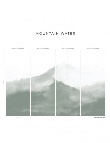 Mountain Water - Affresco a parete