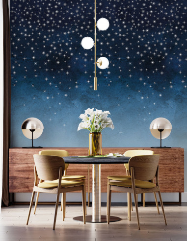 Étoiles Dark Blue - Wallpanel Pack,...