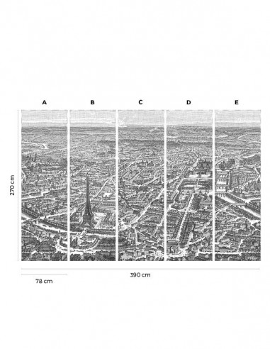 copy of Tour Eiffel - Affresco a parete