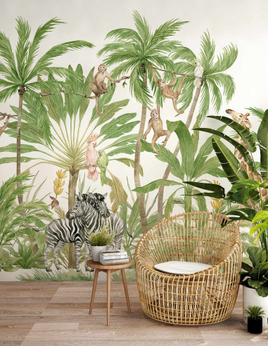 Palmiers Jungle - Fresque Pack