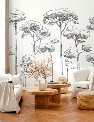 Sous Les Pins Lavis Wallpanel Pack...