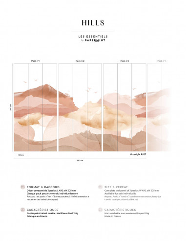 Hills Moonlight - Fresque Pack 1 & 2...