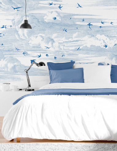 Envolée Encre Bleue  - Wallpanel Pack...